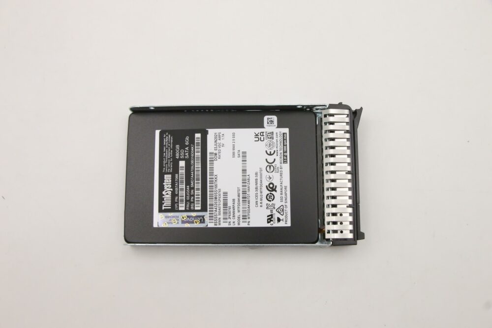 4XB7A17088 | ThinkSystem 2.5" 5300 480GB Mainstream SATA 6Gb Hot Swap SSD - Image 2