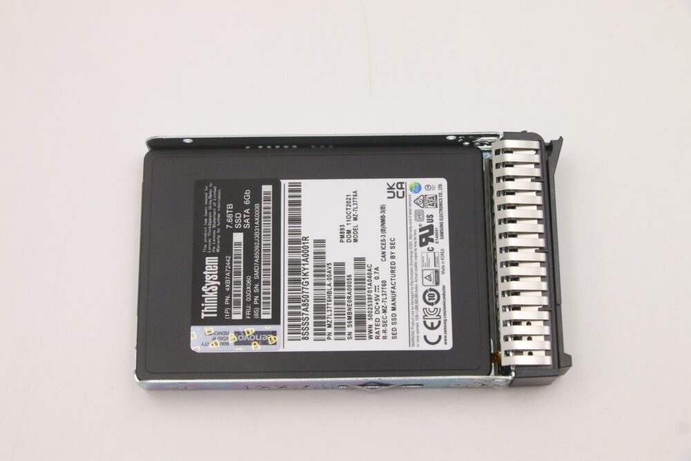 4XB7A72442 | ThinkSystem 2.5" PM893 7.68TB Read Intensive SATA 6Gb HS SSD - Image 2
