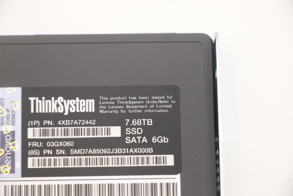 4XB7A72442 | ThinkSystem 2.5" PM893 7.68TB Read Intensive SATA 6Gb HS SSD - Image 4