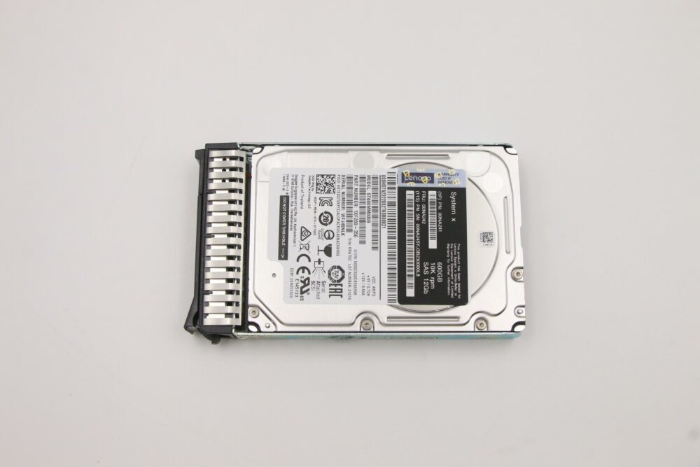 00NA241 | Lenovo 600GB 10K 12Gbps SAS 2.5" G3HS 512e HDD - Image 2