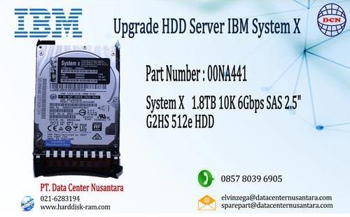 00NA441 | HDD 1.8TB 10K 6Gbps SAS 2.5" G2HS 512e HDD
