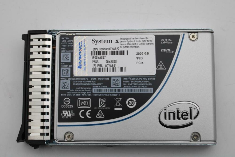 00YA827 | Intel P3700 2.0TB NVMe 2.5 G3HS Enterprise Performance SSD - Image 3
