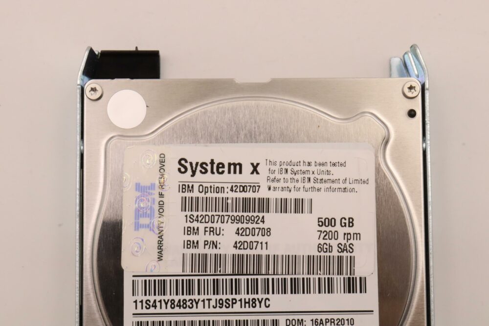 42D0707 | Lenovo 500GB 7.2K 6Gbps NL SAS 2.5" SFF Slim-HS HDD - Image 4