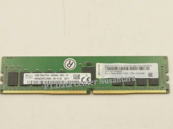 4X77A08632 | ThinkSystem 16GB TruDDR4 3200MHz (2Rx8 1 2V) RDIMM