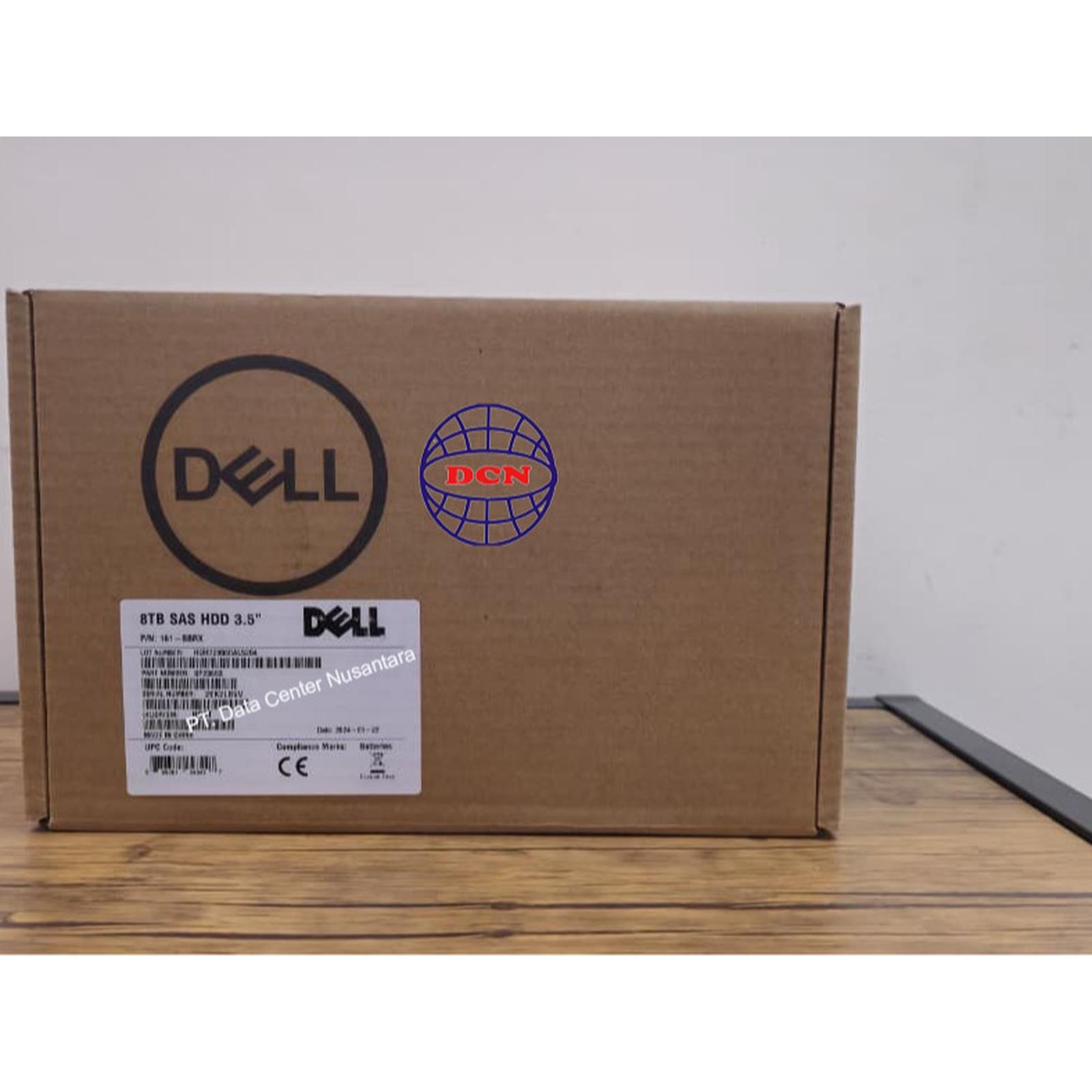 Dell 161 BBRX | Dell 8TB Hard Drive SAS 12Gbps 7 2K RPM 512e 3 5in Hot Plug | Tray 3 5 Inch