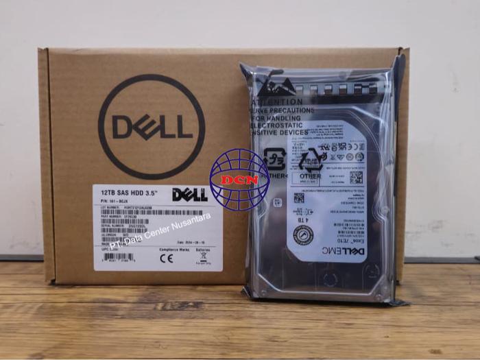 Dell 161 BCJX | Dell 12TB 7 2K RPM SAS ISE 12Gbps 512e 3 5in Hot plug Hard Drive | Tray 3 5 Inch Image 2