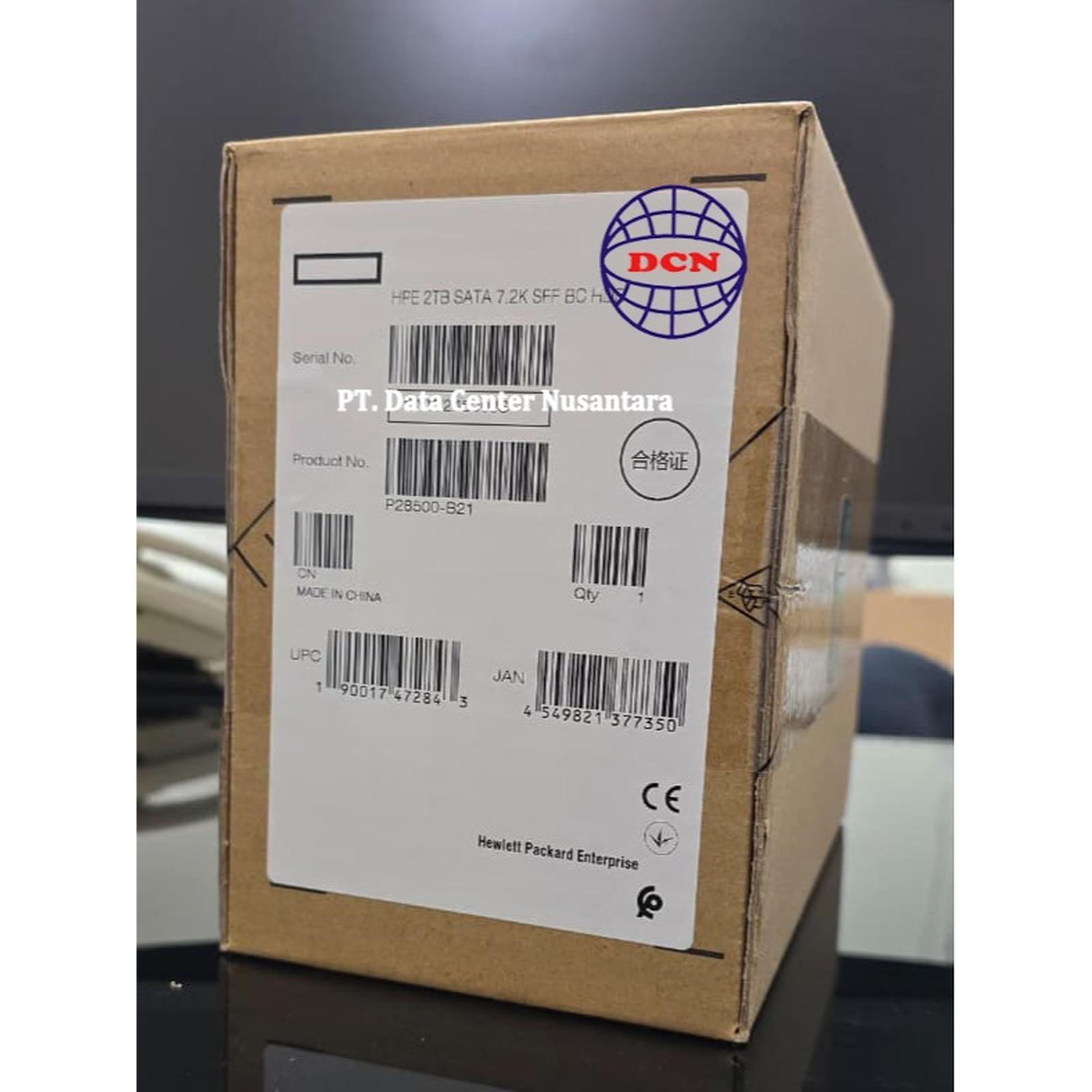 HPE P28500 B21 | HPE 2TB SATA 6G Business Critical 7 2K SFF BC 512e HDD