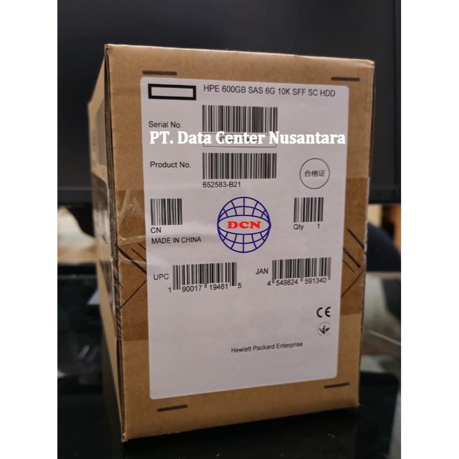 HPE 652583 B21 | HPE 600GB 6Gbps SAS 10K SFF 2 5" SC Enterprise HDD Image 2