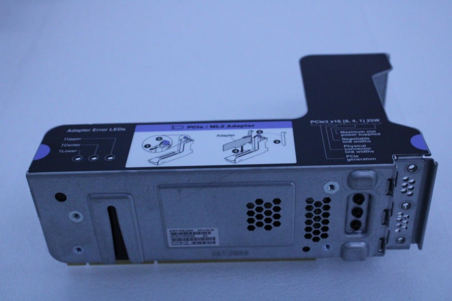 00KA489 | System x3650 M5 PCIe Riser (1 x16 FH/FL + 1 x8 FH/HL Slots)