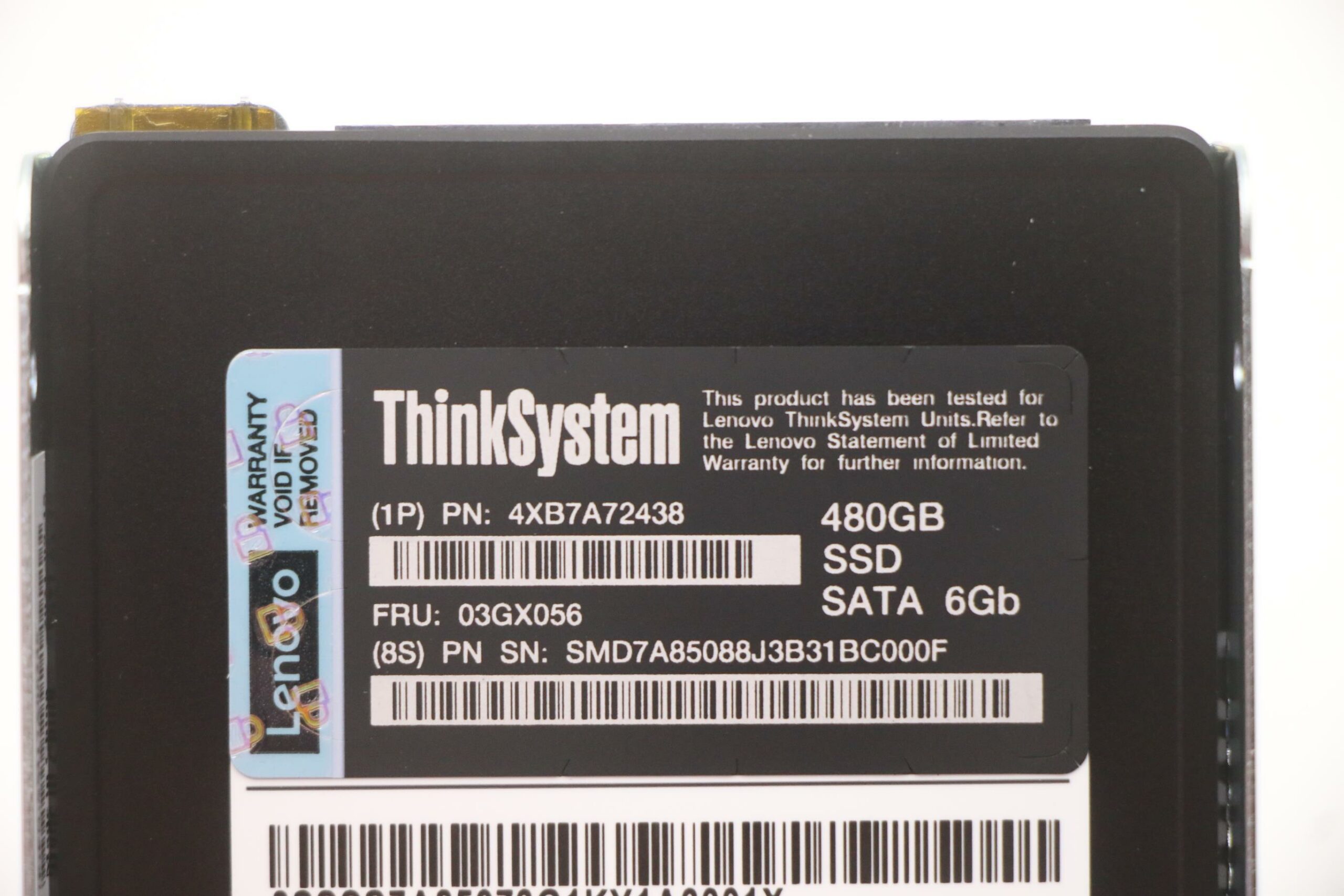 4XB7A72438 | ThinkSystem 2 5" PM893 480GB Read Intensive SATA 6Gb HS SSD Image 4