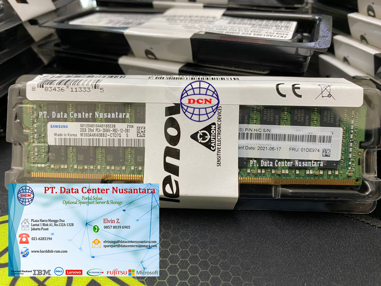 7X77A01303 | ThinkSystem 16GB TruDDR4 2666 MHz (2Rx8 1 2V) RDIMM
