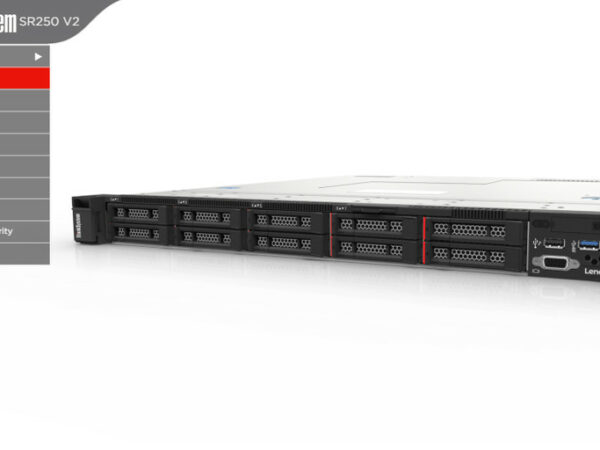 Lenovo Server Thinksystem SR250 V2 | 1x Intel Xeon E 2378 8C |1x 8GB TruDDR4 3200 | 1x 1 2TB SAS | 2x 450W