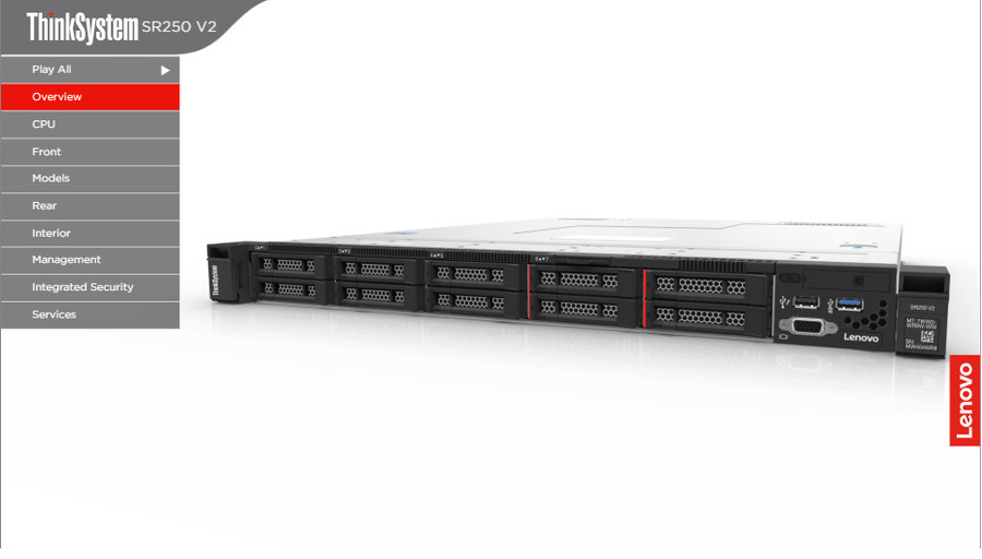 Lenovo Server Thinksystem SR250 V2 | 1x Intel Xeon E 2378 8C |1x 8GB TruDDR4 3200 | 1x 1 2TB SAS | 2x 450W