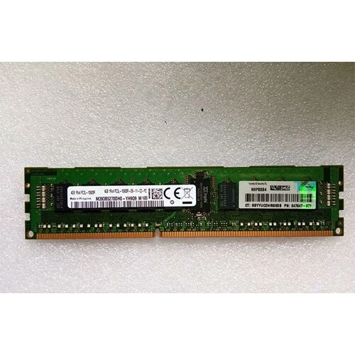 647893 B21 | RAM HPE 4GB (1x4GB) Single Rank x4 PC3L 10600R