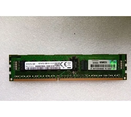 708633 B21 | HPE 4GB (1x4GB) Dual Rank x8 PC3 14900E Memory kit